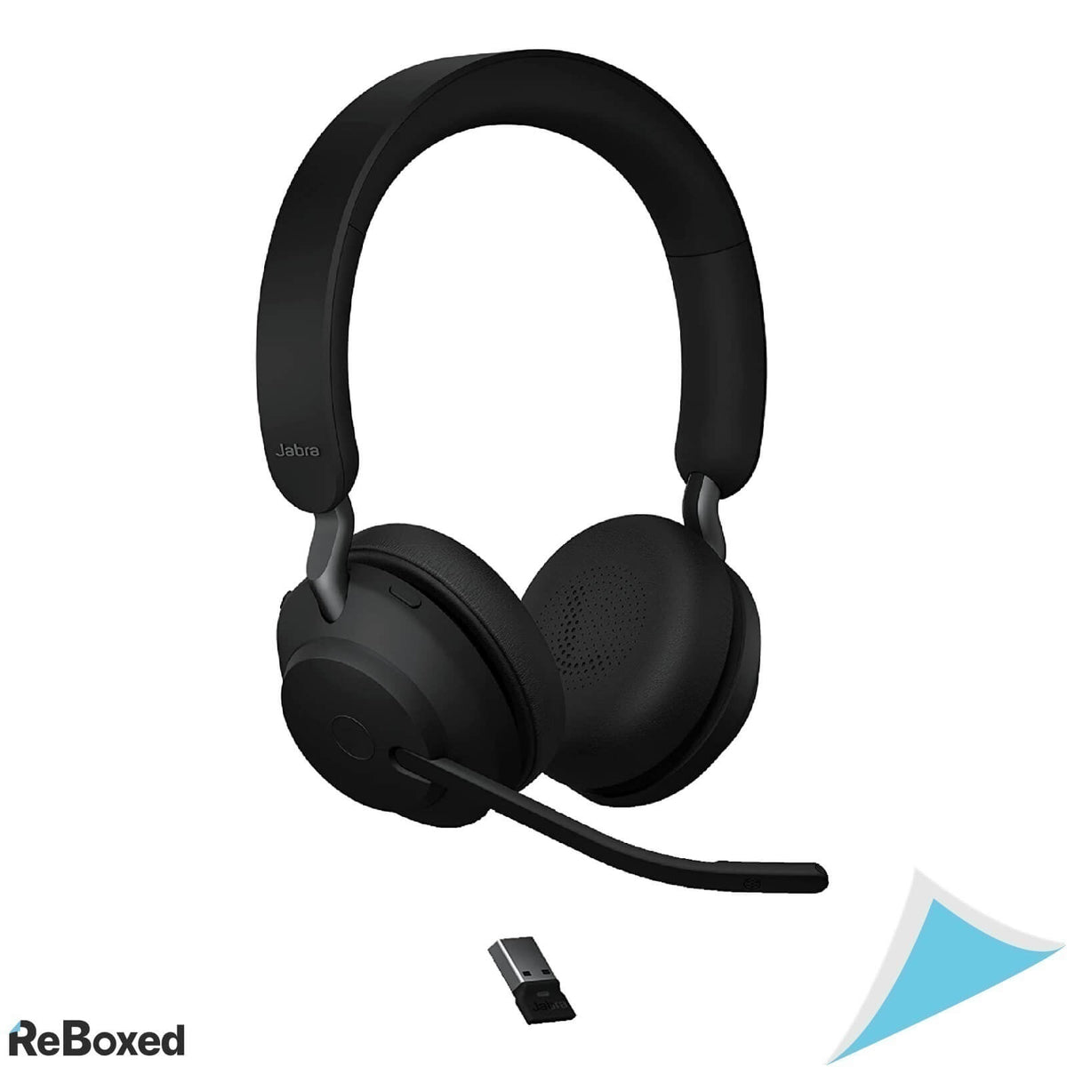 Jabra Evolve2 65 Casti Bluetooth cu Microfon Stand de Incarcare