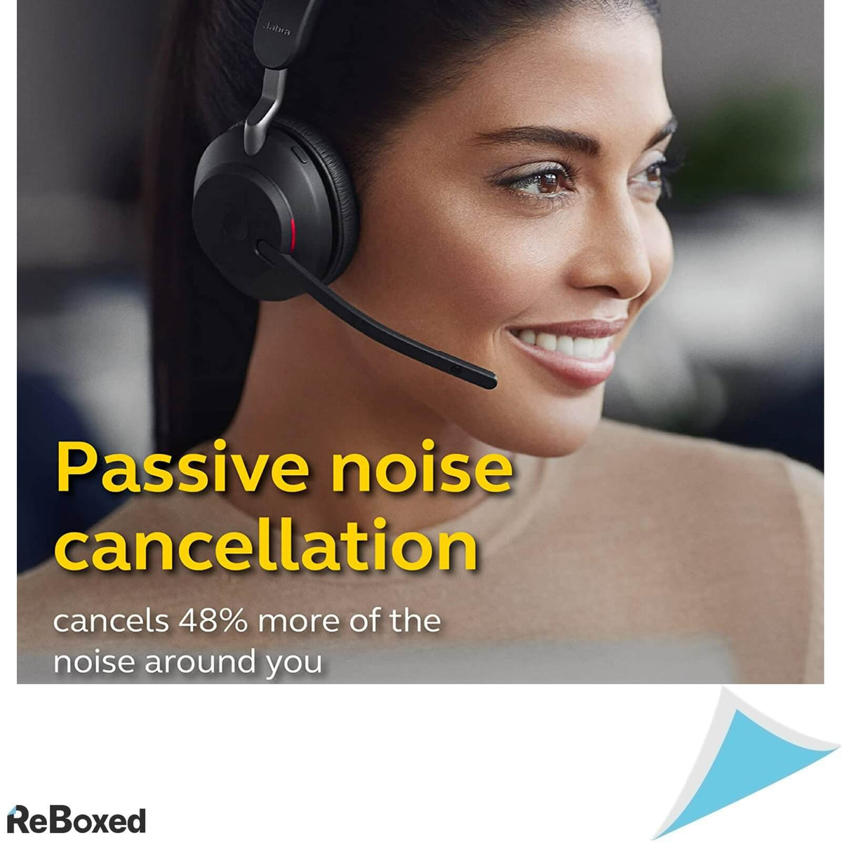 Jabra Evolve2 65 Casti Bluetooth cu Microfon Stand de Incarcare