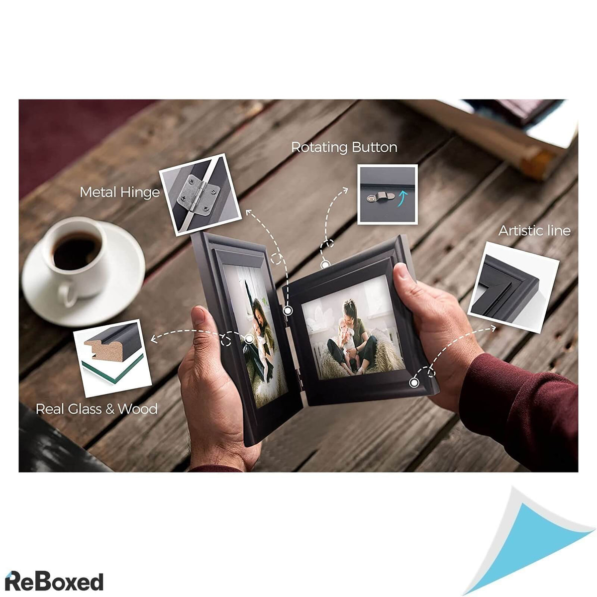 JD Concept Rama Foto Pliabila 33 x 45cm de Masa sau Perete