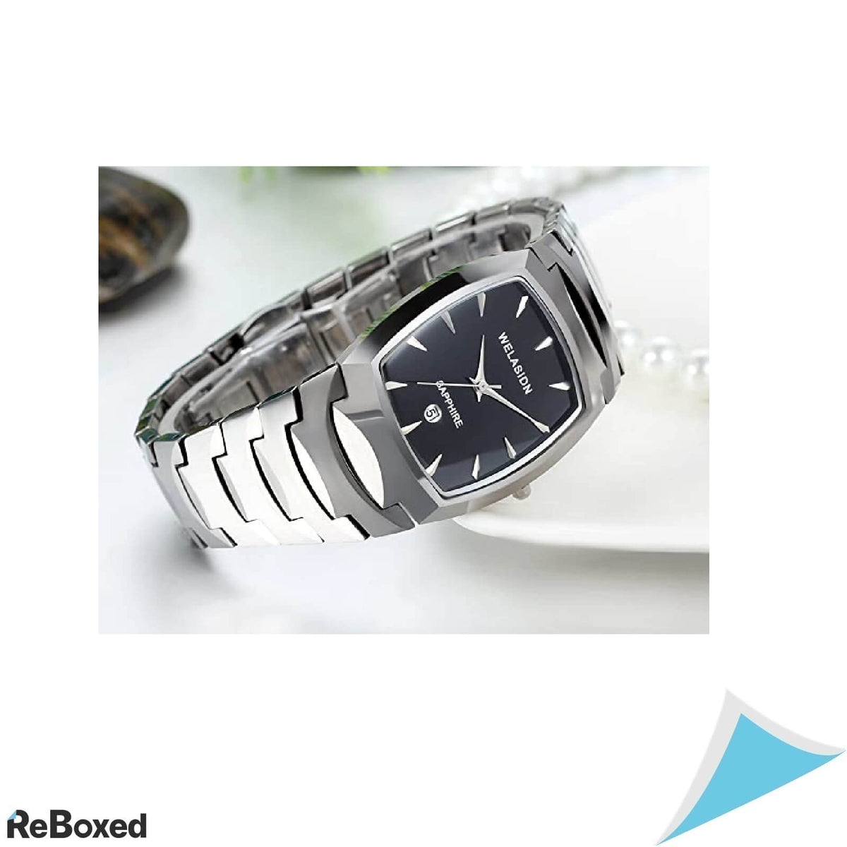 Welasidn Ceas Analog Quartz Business Casual Slim Calendar Barbati