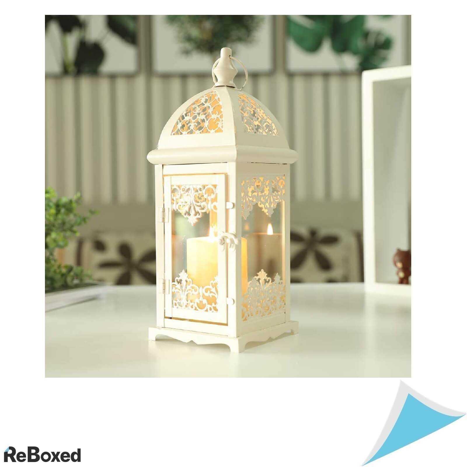 JHY Design Felinar Decorativ Vintage 38cm pentru Lumanare