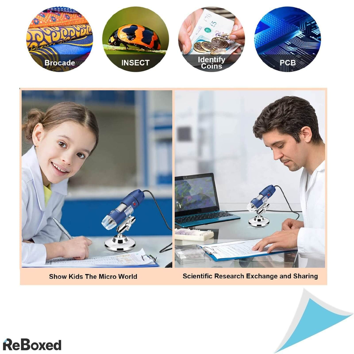 Jiusion Microscop USB Digital 40X Android Windows