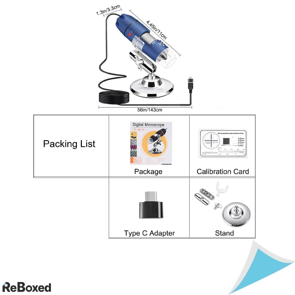 Jiusion Microscop USB Digital 40X Android Windows