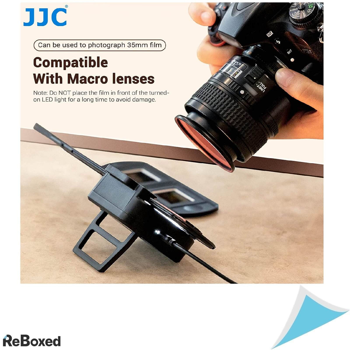 JJC Suport cu Iluminare 6500K pentru Fotografie Negative 35mm