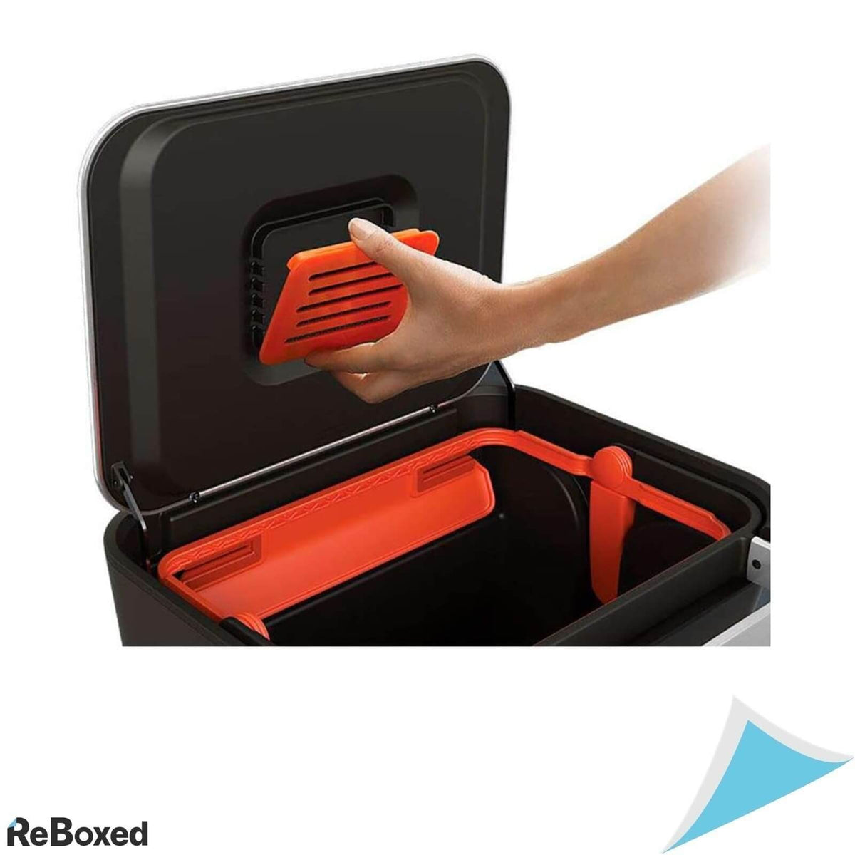 Joseph&amp;Joseph Cos de Gunoi cu Compactor 30 litri Otel