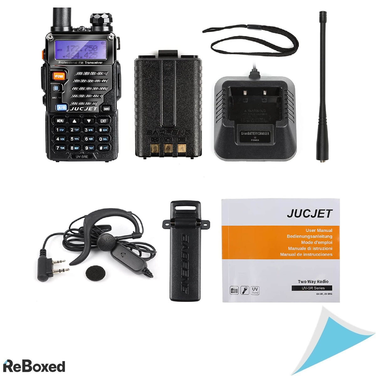 JucJet UV-5RE Walkie Talkie VHF UHF Profesional 5Km