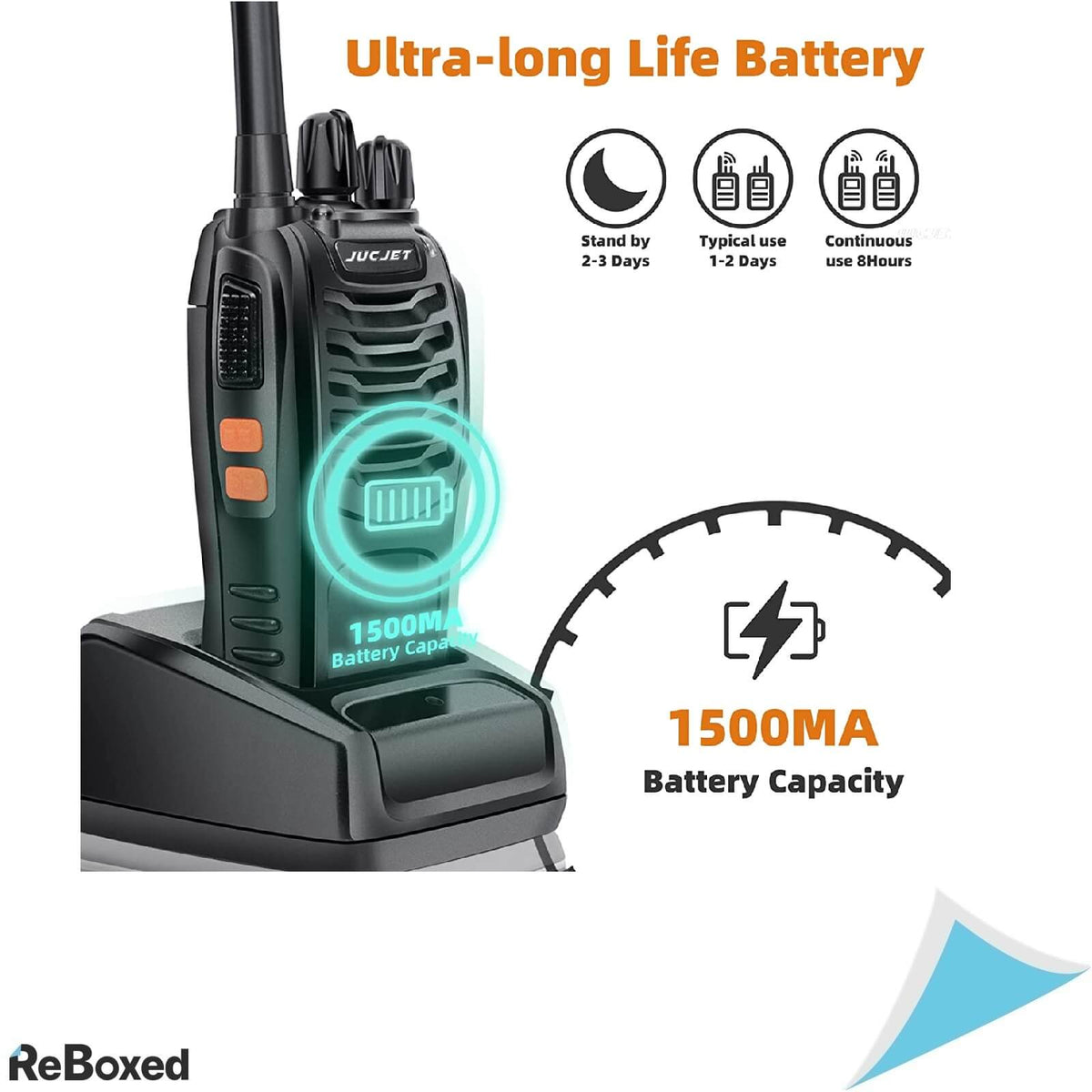 JucJet 88E Set 2 Walkie Talkie VHF Statii Emisie-Receptie PMR446