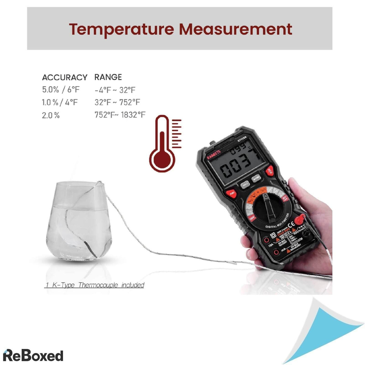 TRMS6000 Multimetru HT118A Digital Auto-Range si Scalare