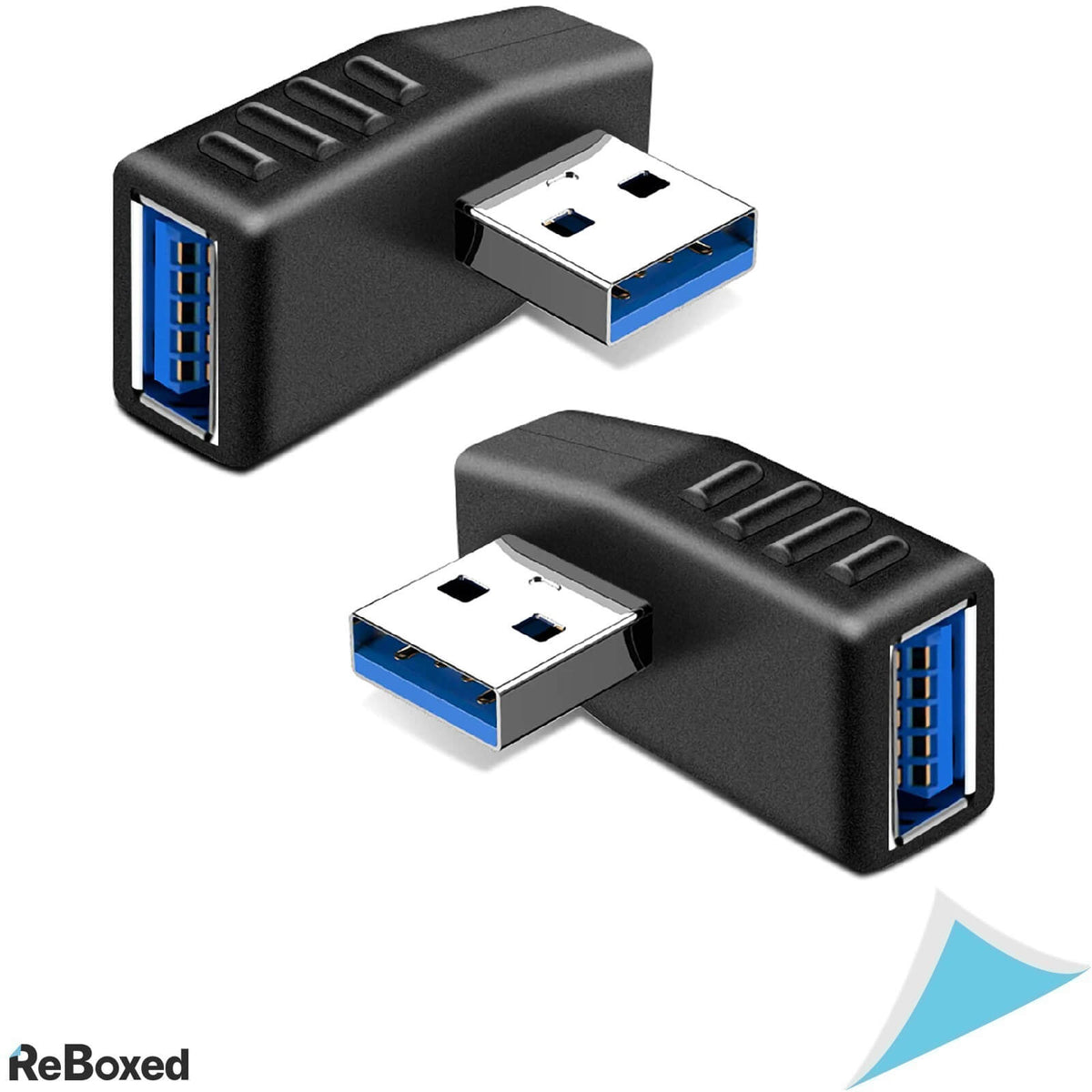 Kimilar Set 2 Adaptoare USB 3.0 M to F Unghi 90 270 grade