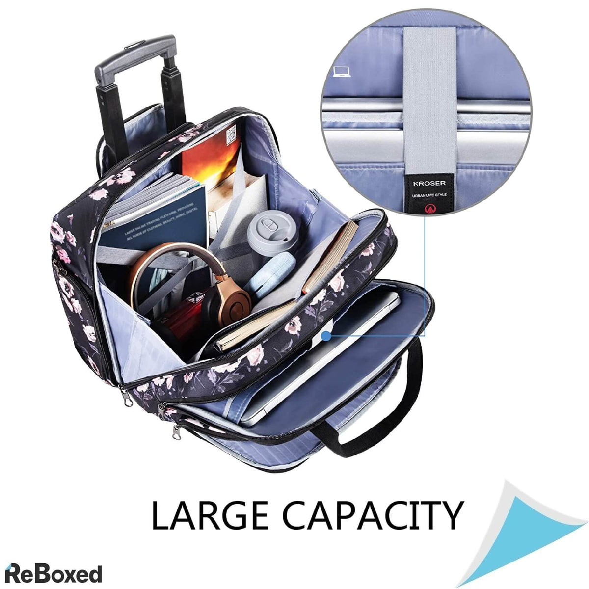 Kroser Troler Business Laptop 15.6 inch cu Buzunare RFID