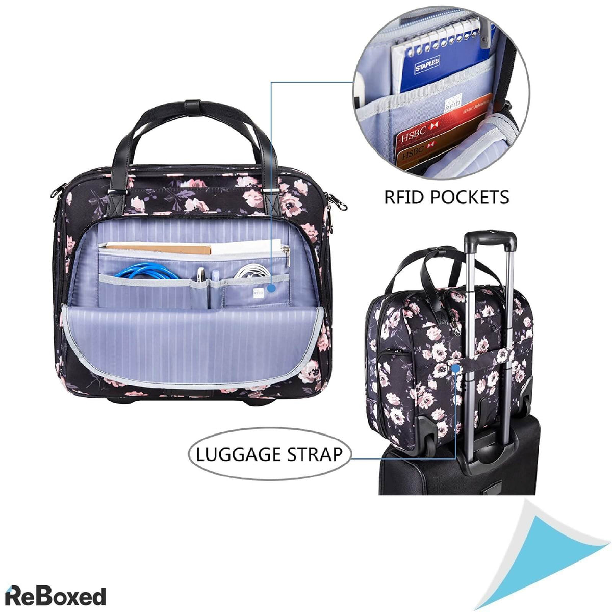 Kroser Troler Business Laptop 15.6 inch cu Buzunare RFID