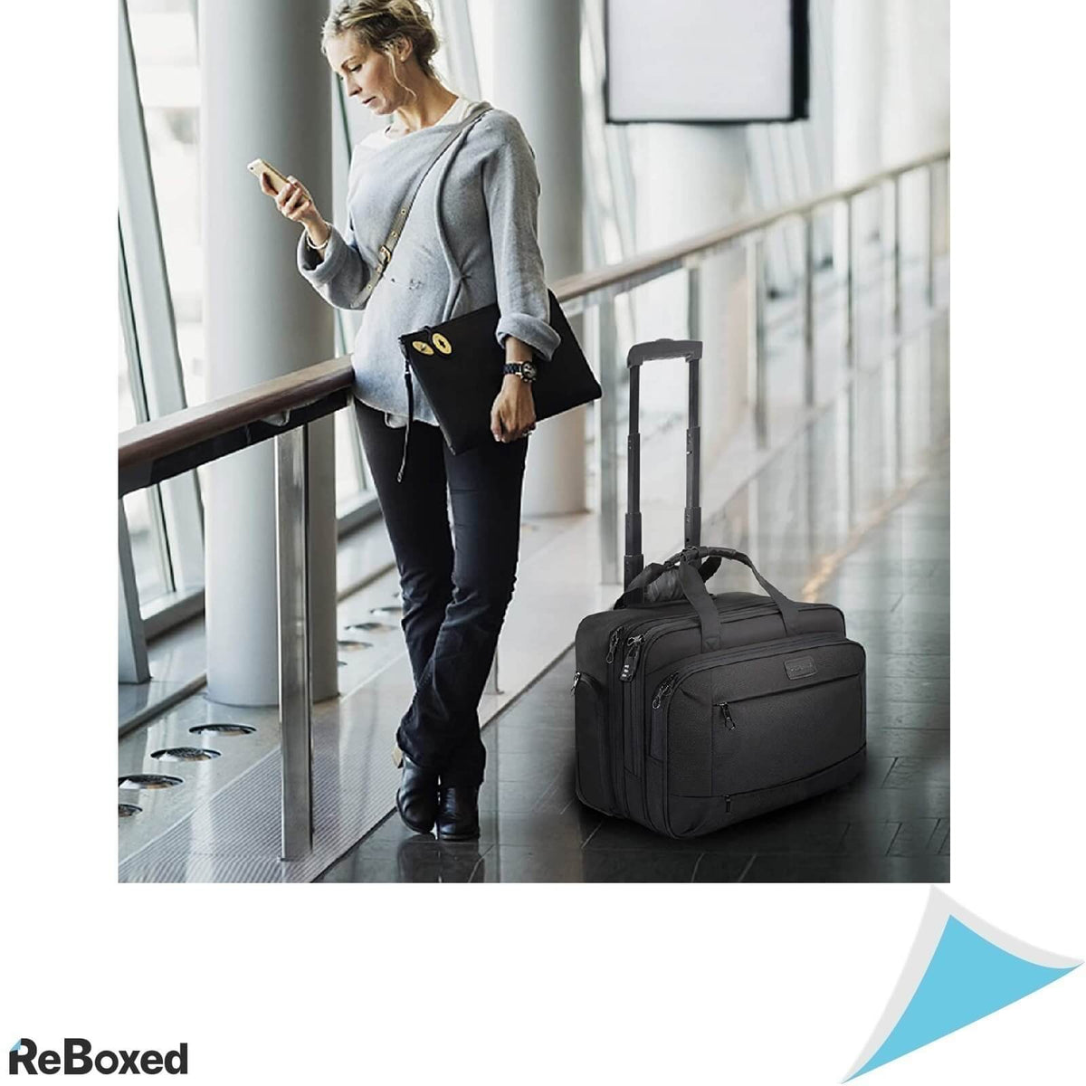 Kroser Troler Business Laptop 17.3 inch cu Buzunare RFID