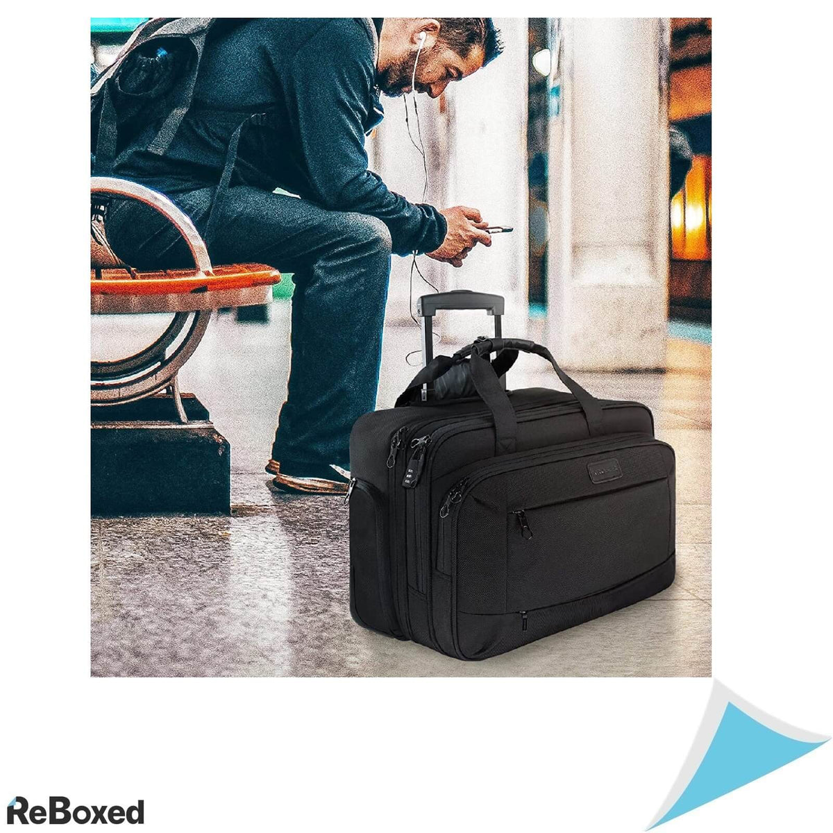 Kroser Troler Business Laptop 17.3 inch cu Buzunare RFID