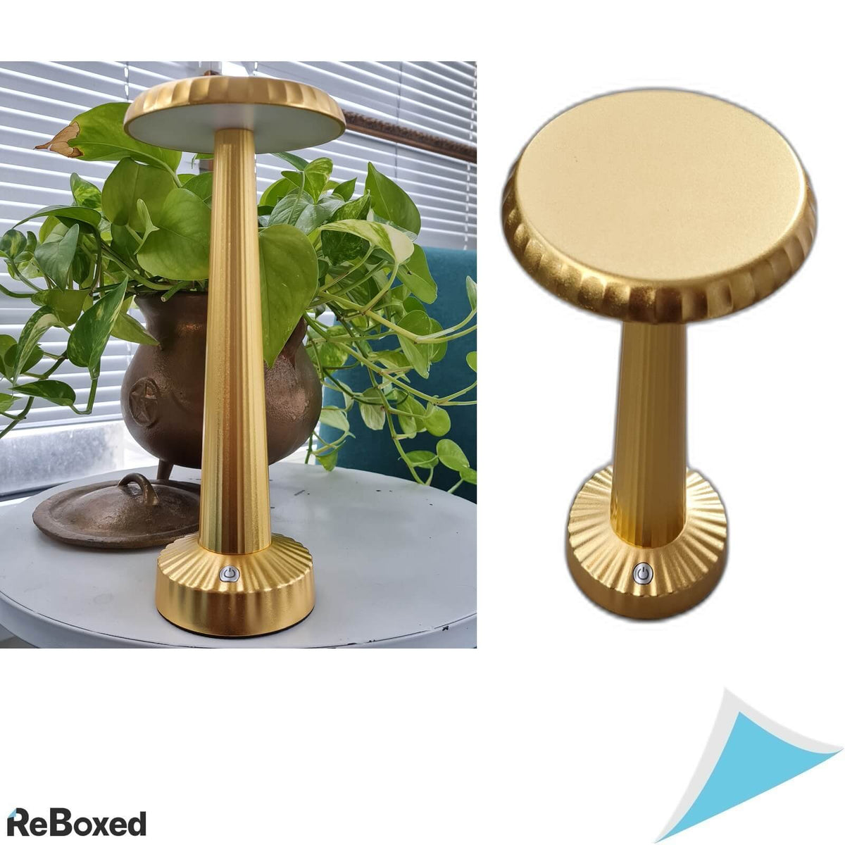 Set 2 Lampi de Masa LED Reincarcabile 150lm Dimmer USB-C