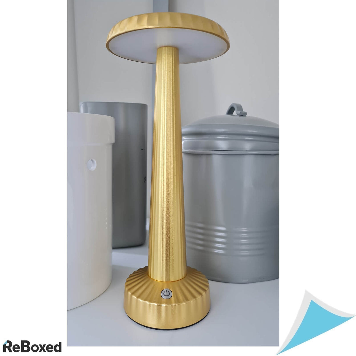 Set 2 Lampi de Masa LED Reincarcabile 150lm Dimmer USB-C