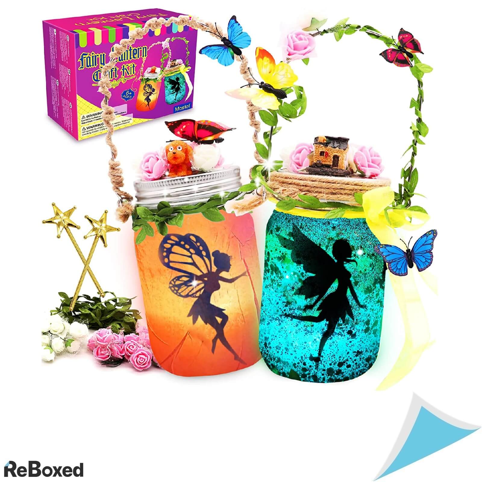 Set Artizanat Craft 2 Lanterne LED Creative Zane Telecomanda