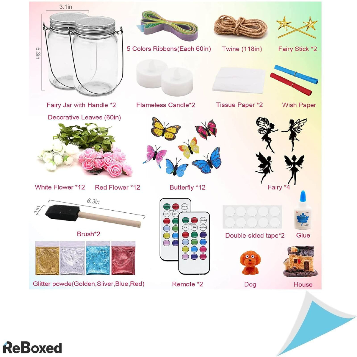 Set Artizanat Craft 2 Lanterne LED Creative Zane Telecomanda