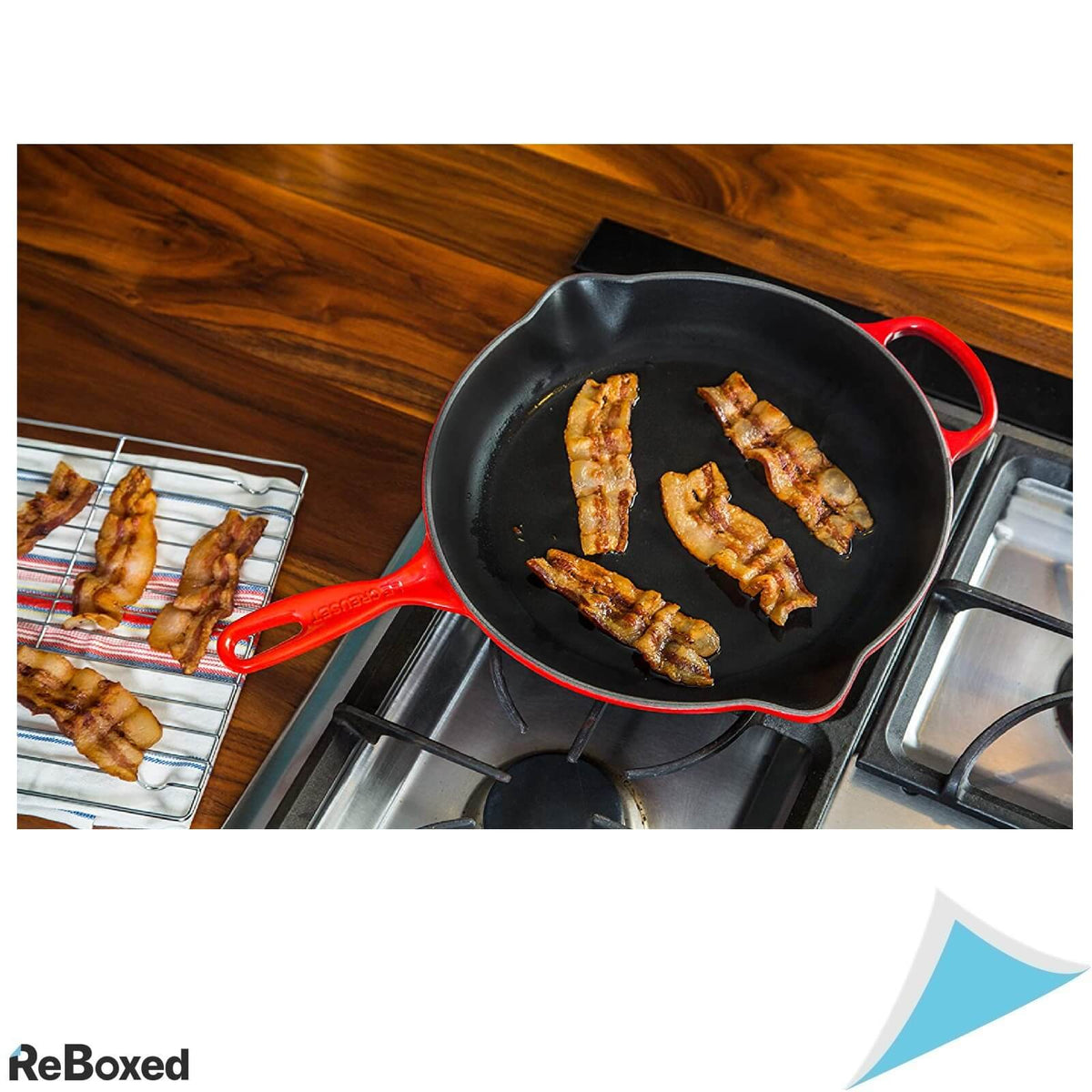 Le Creuset Enameled Skillet Cast Iron Tigaie Fonta Emailata 6.33 inch Cerise