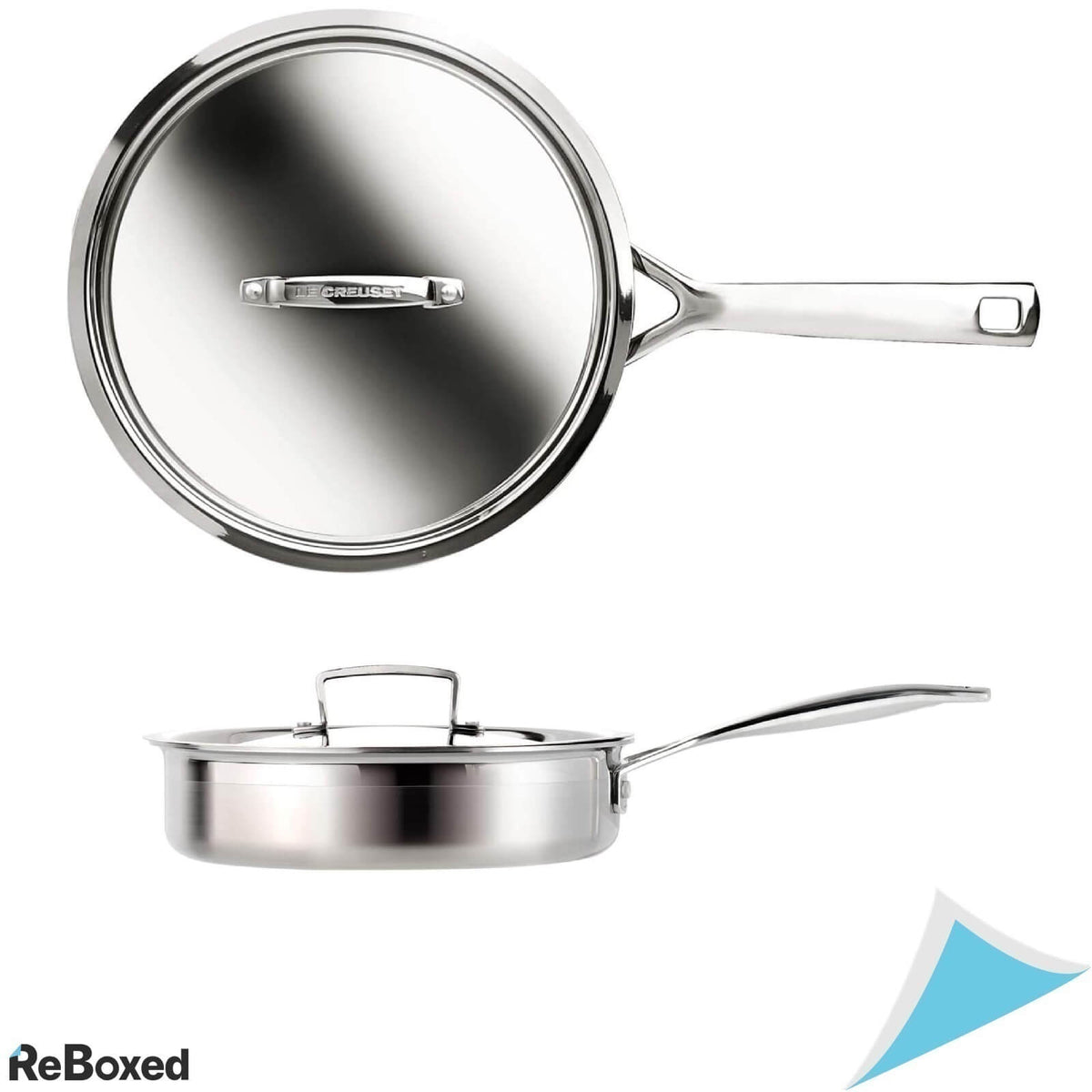 Le Creuset 3 Ply Tigaie Otel cu Capac 3 Litri