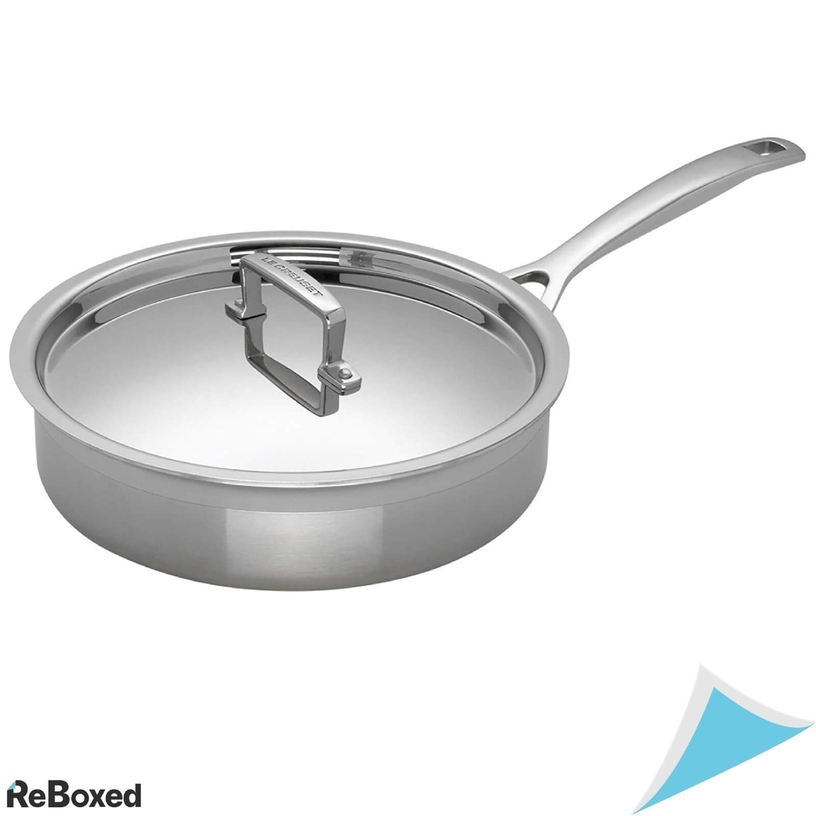 Le Creuset 3 Ply Tigaie Otel cu Capac 3 Litri