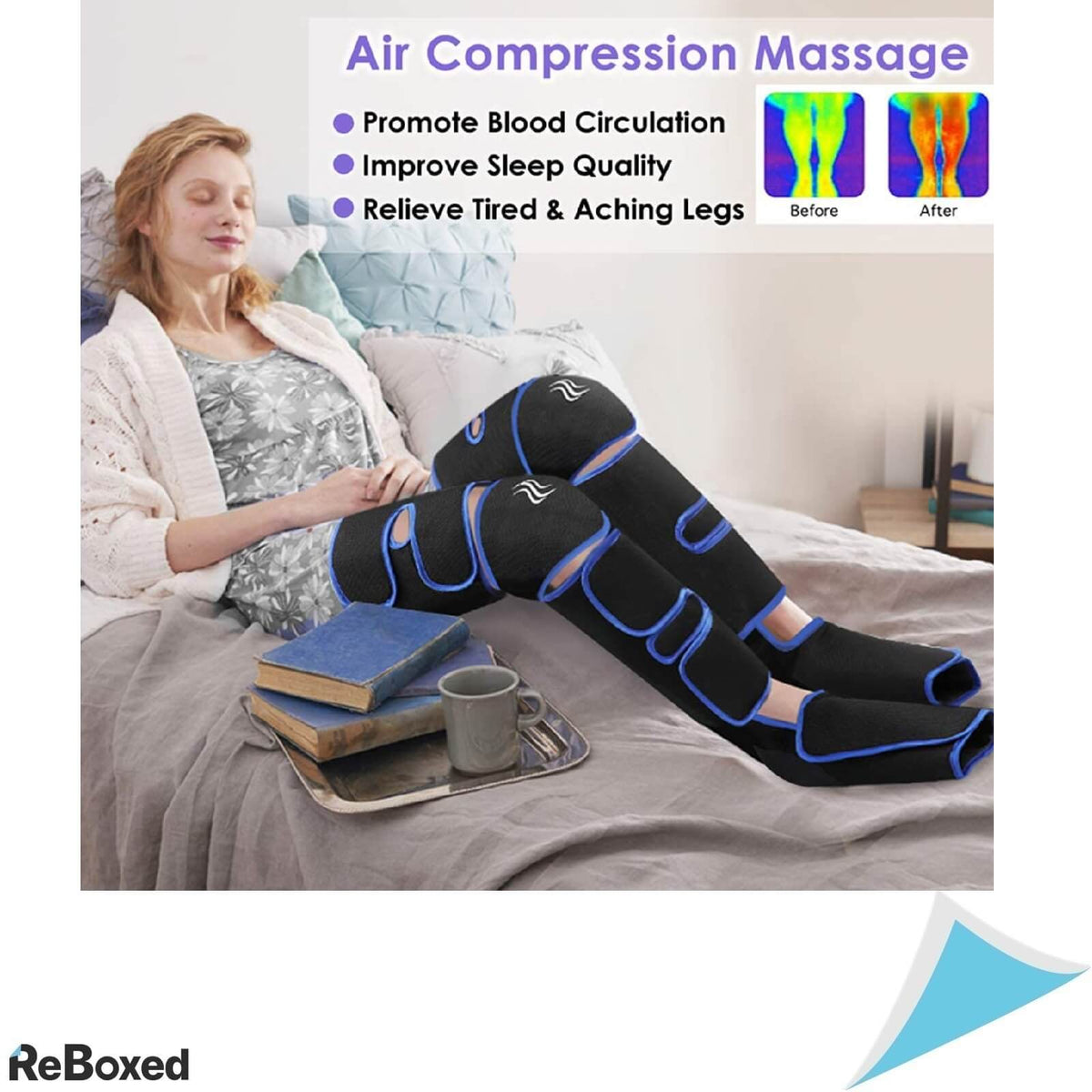 Aparat de Masaj Electric Picioare Gambe Coapse 6 moduri