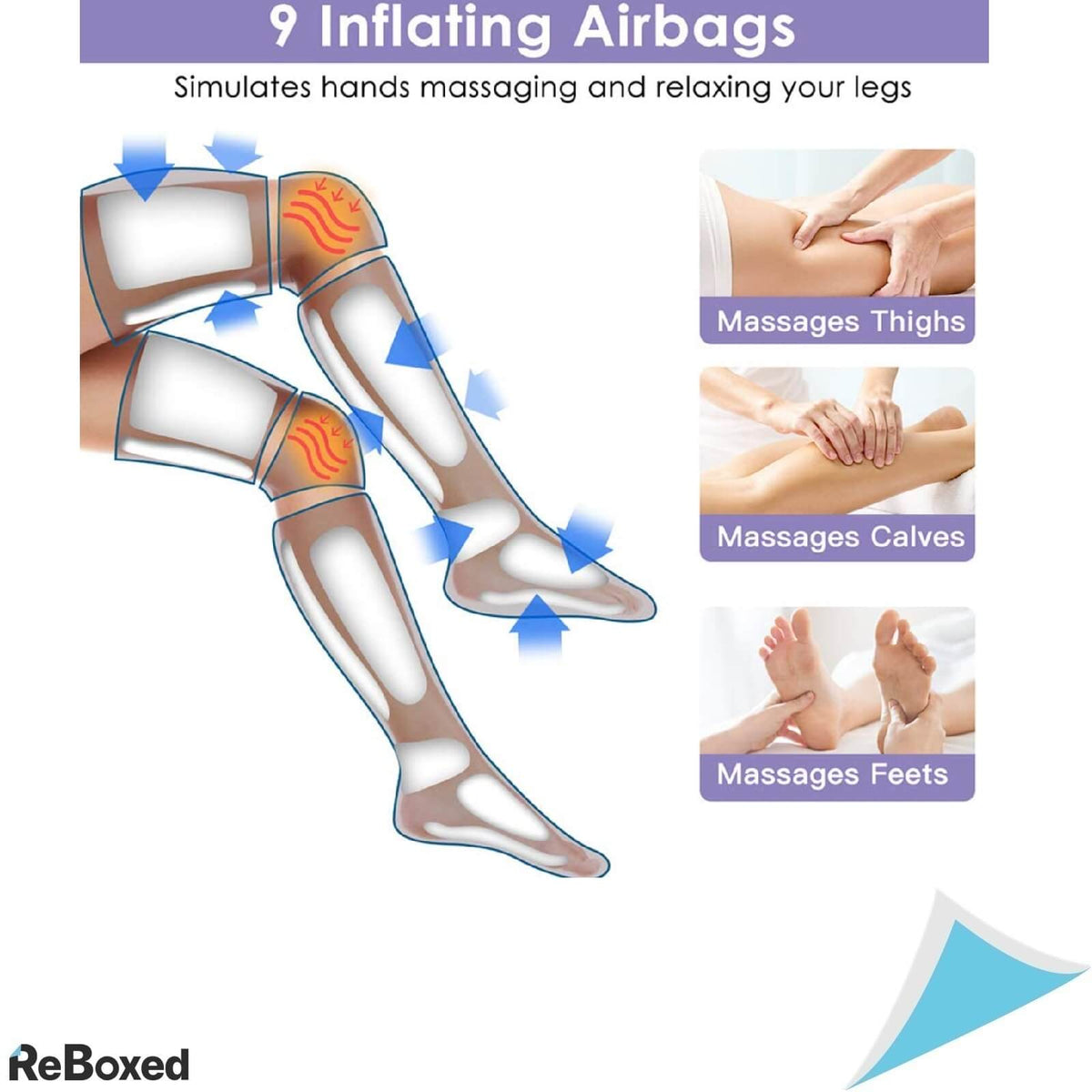Aparat de Masaj Electric Picioare Gambe Coapse 6 moduri