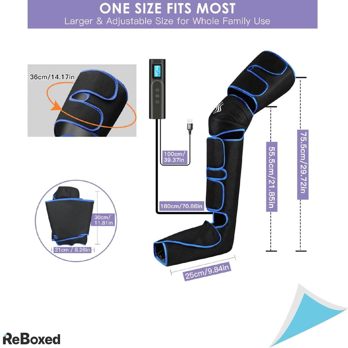Aparat de Masaj Electric Picioare Gambe Coapse 6 moduri