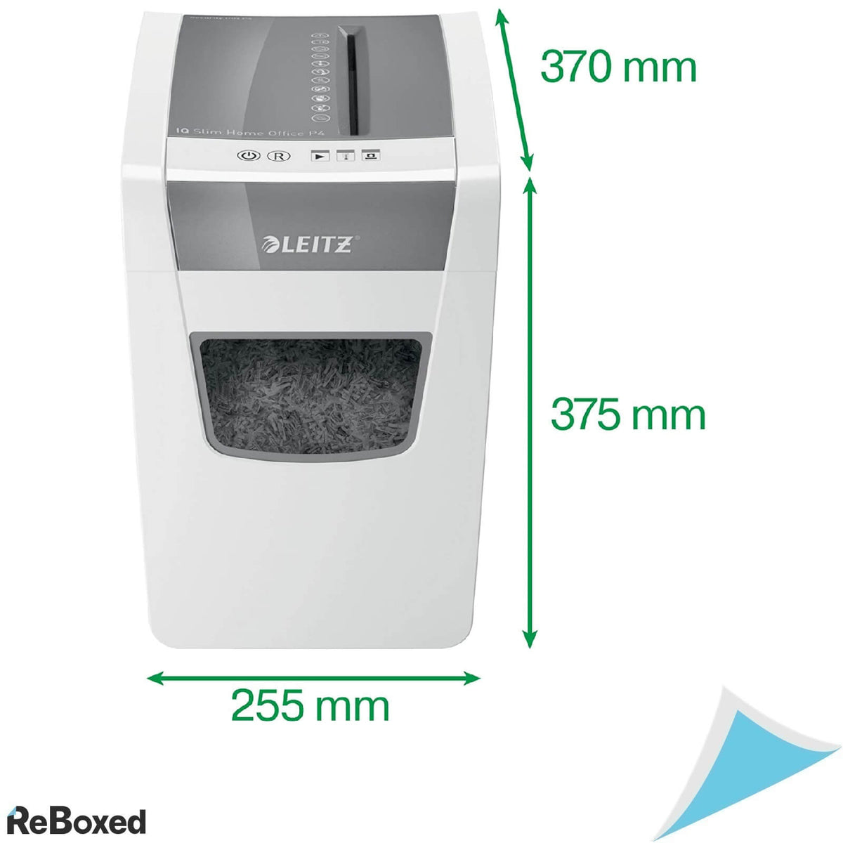 Leitz IQ Slim P4 Distrugator Documente cross-cut 10 coli cos 23l