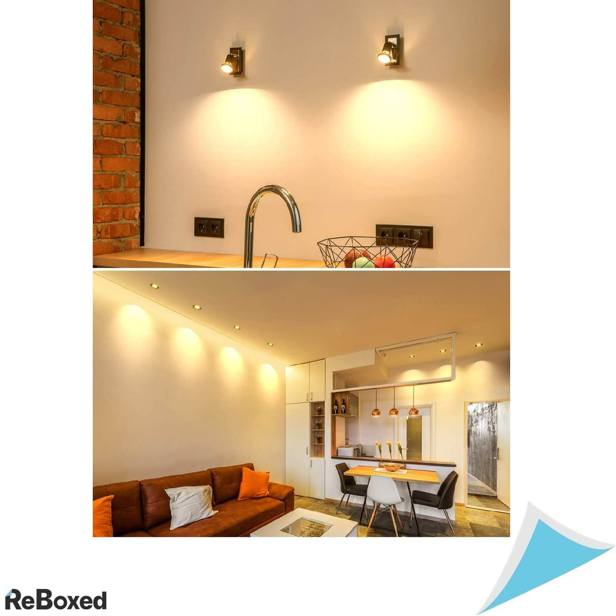 LePro Set 10 x GU10 LED 2700K 4W 345lm 15.000 ore