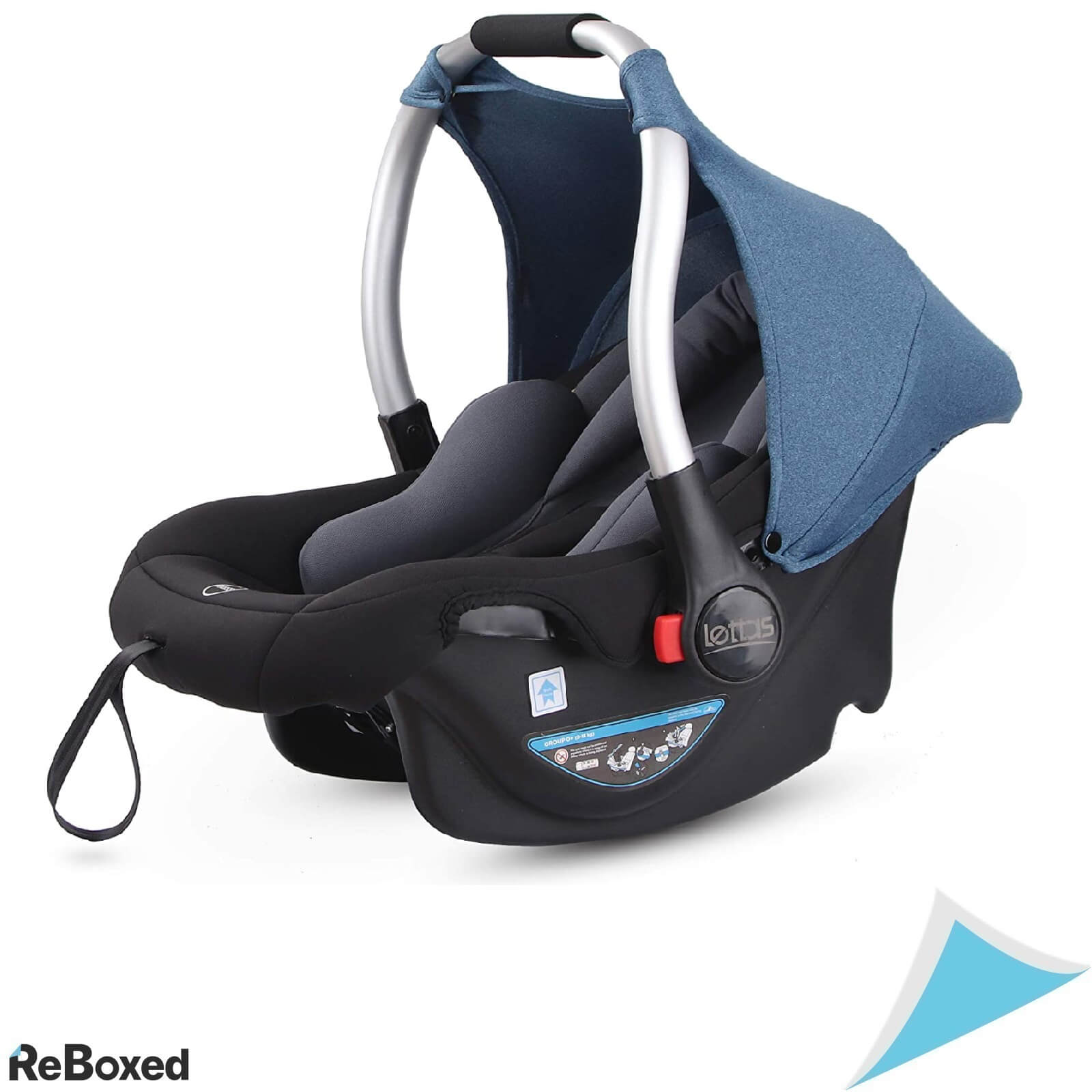 Lettas Scaun Auto Unisex 15Kg 12 luni ECE R44/04 Bleu