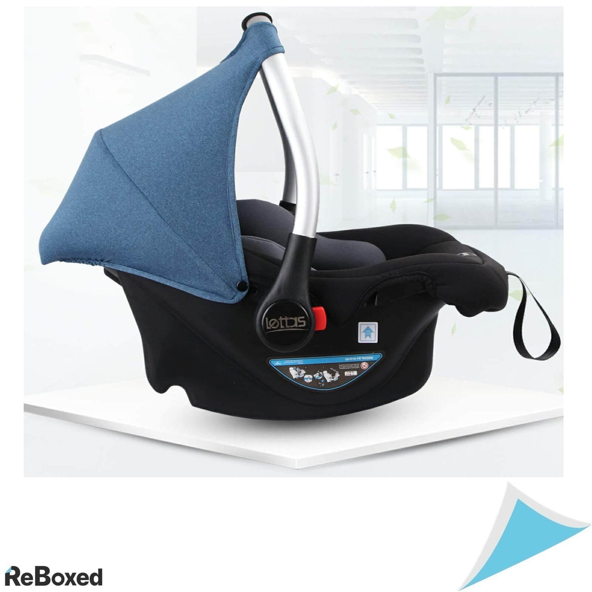 Lettas Scaun Auto Unisex 15Kg 12 luni ECE R44/04 Bleu