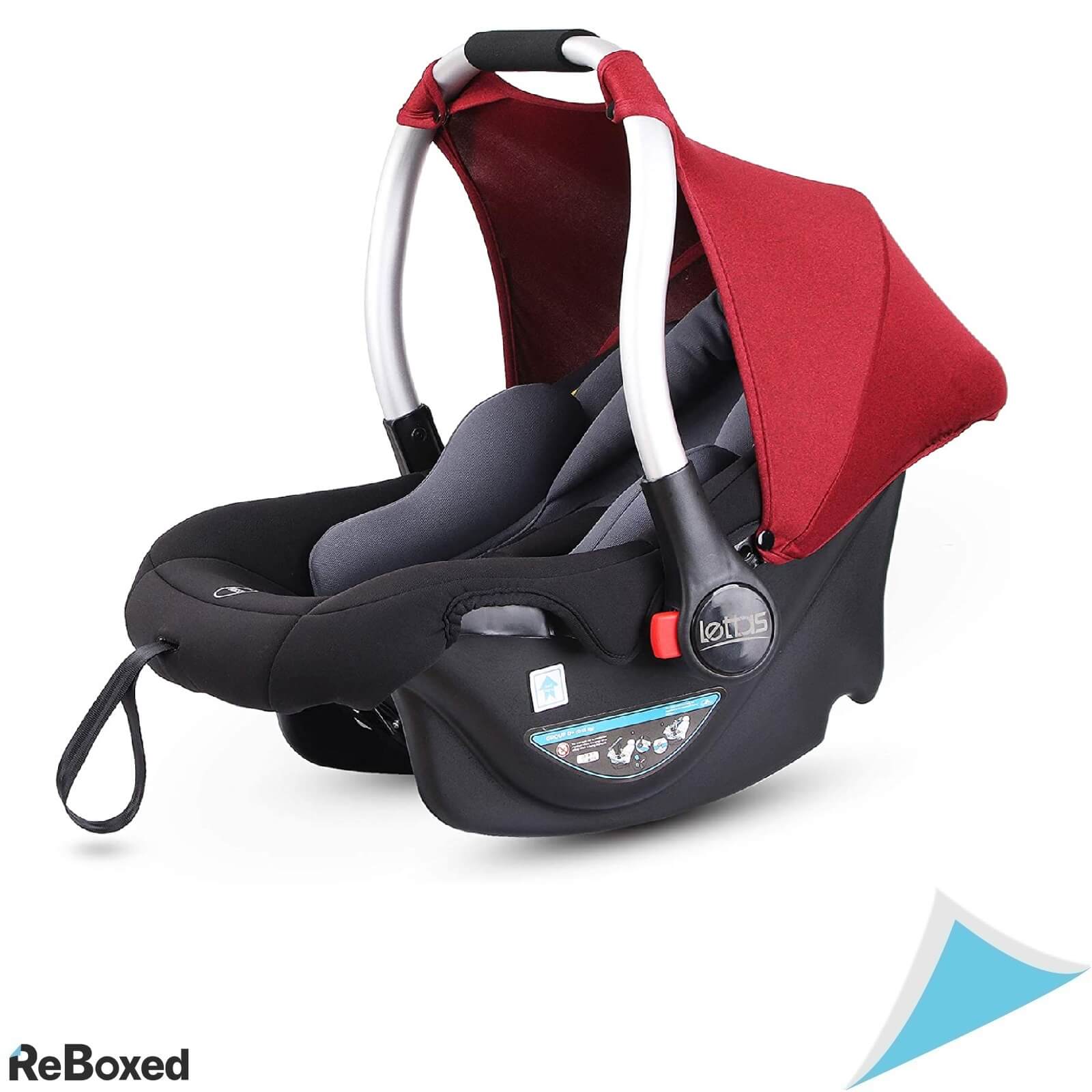 Lettas Scaun Auto Unisex 13Kg 12 luni ECE R44/04 Rosu