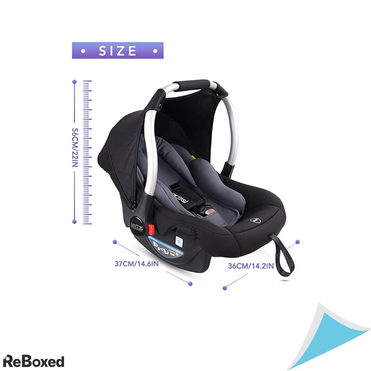 Lettas Scaun Auto Unisex 13Kg 12 luni ECE R44/04 Rosu