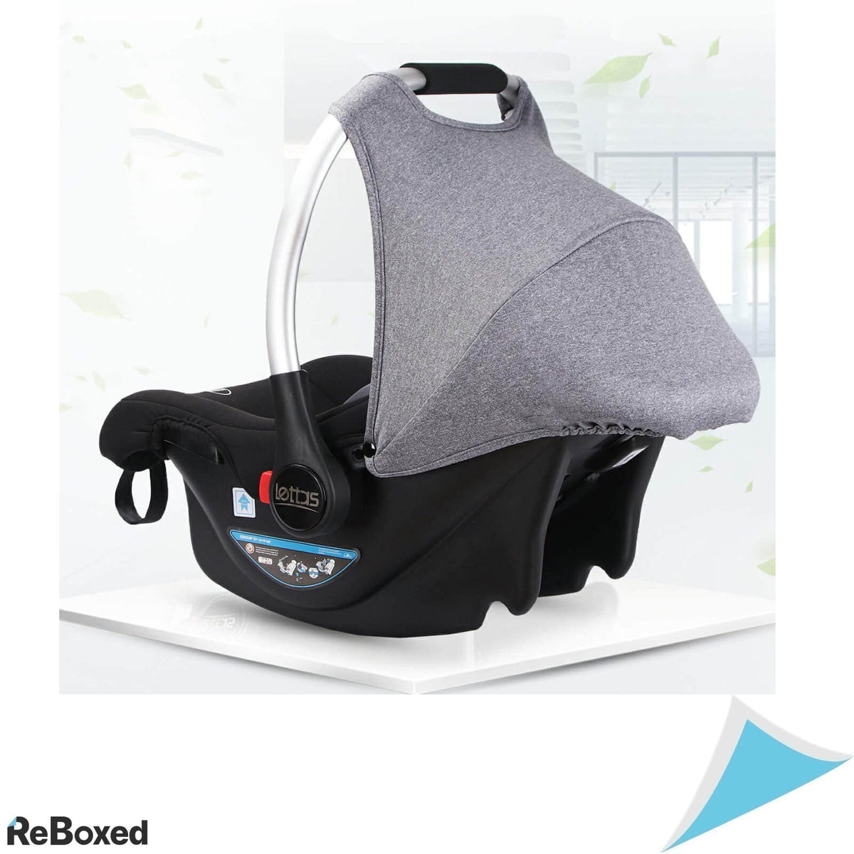 Lettas Scaun Auto Unisex 15Kg 12 luni ECE R44/04 Gri