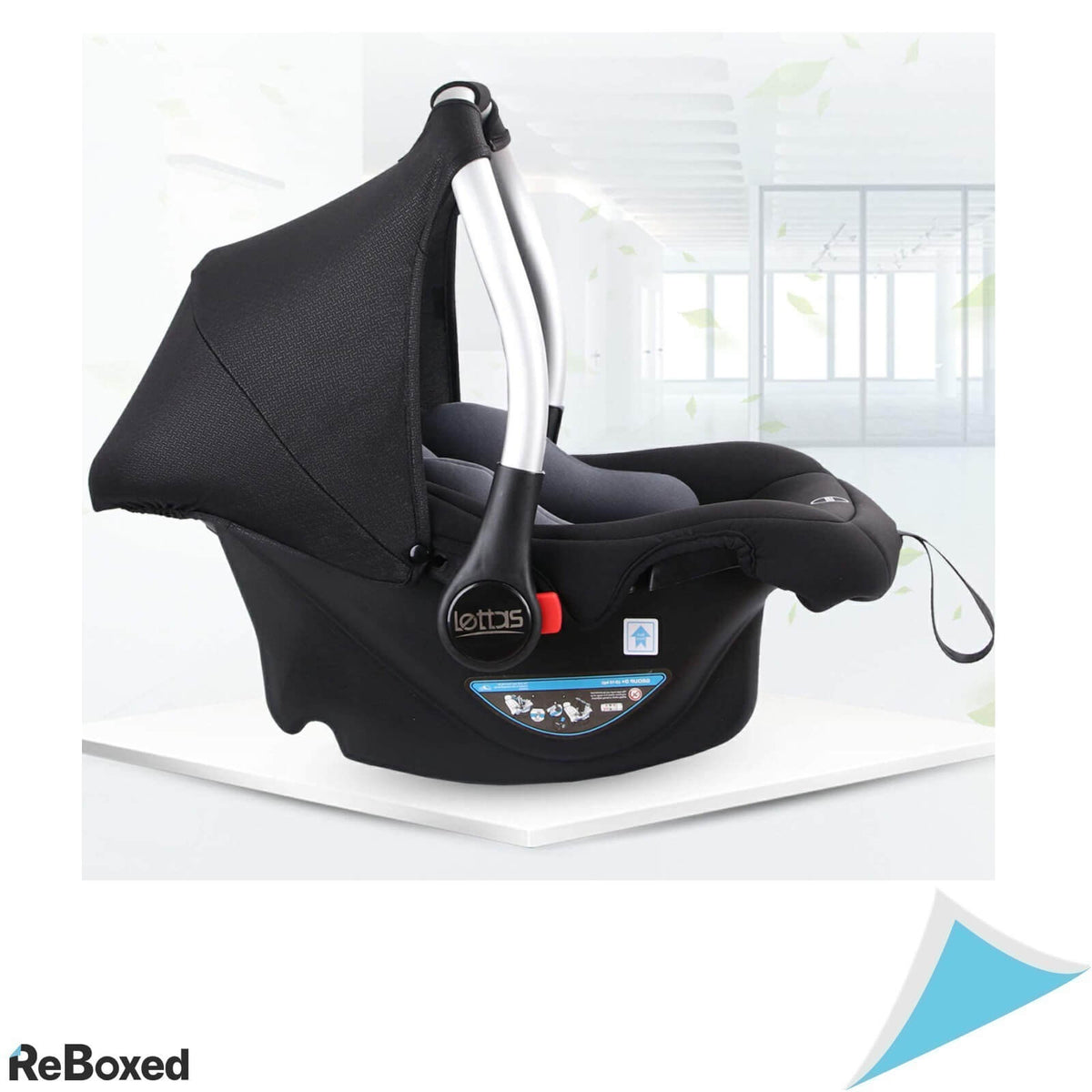 Lettas Scaun Auto Unisex 15Kg 12 luni ECE R44/04 Negru