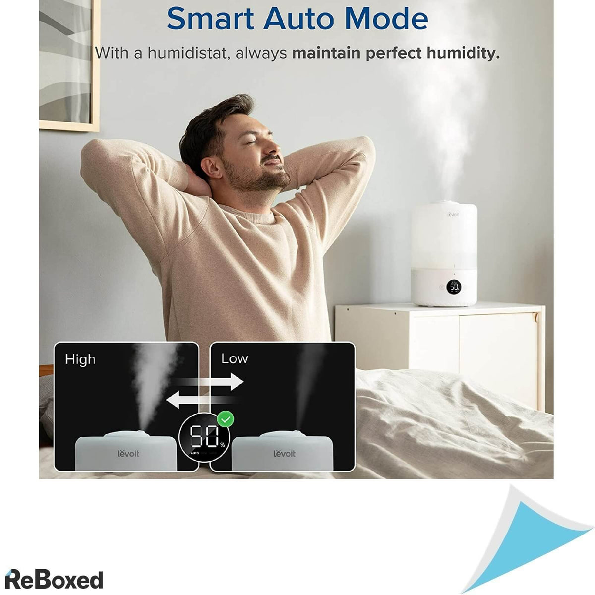 Levoit Dual 200 Smart Umidificator si Difuzor 3l Control WiFi 24W