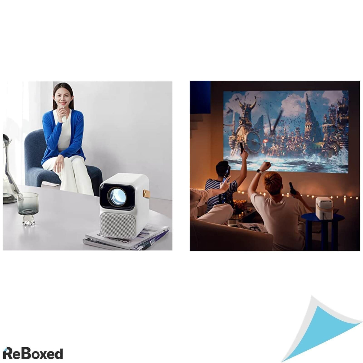 Wanbo Videoproiector LED 550 Ansi FullHD HDR10 Android 9