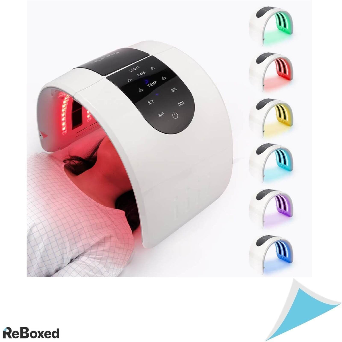 Masca Fototerapie LED 7 culori Foton Rejuvenation Anti-Imbatranire