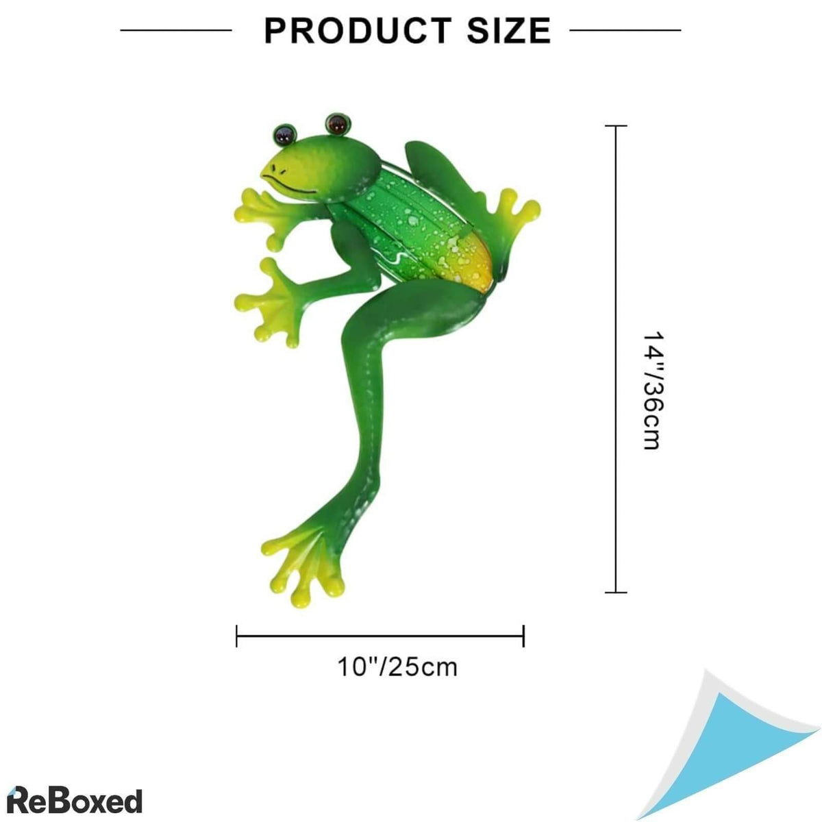 Liffy Decoratiune Metalica Perete Gradina Broasca 36cm