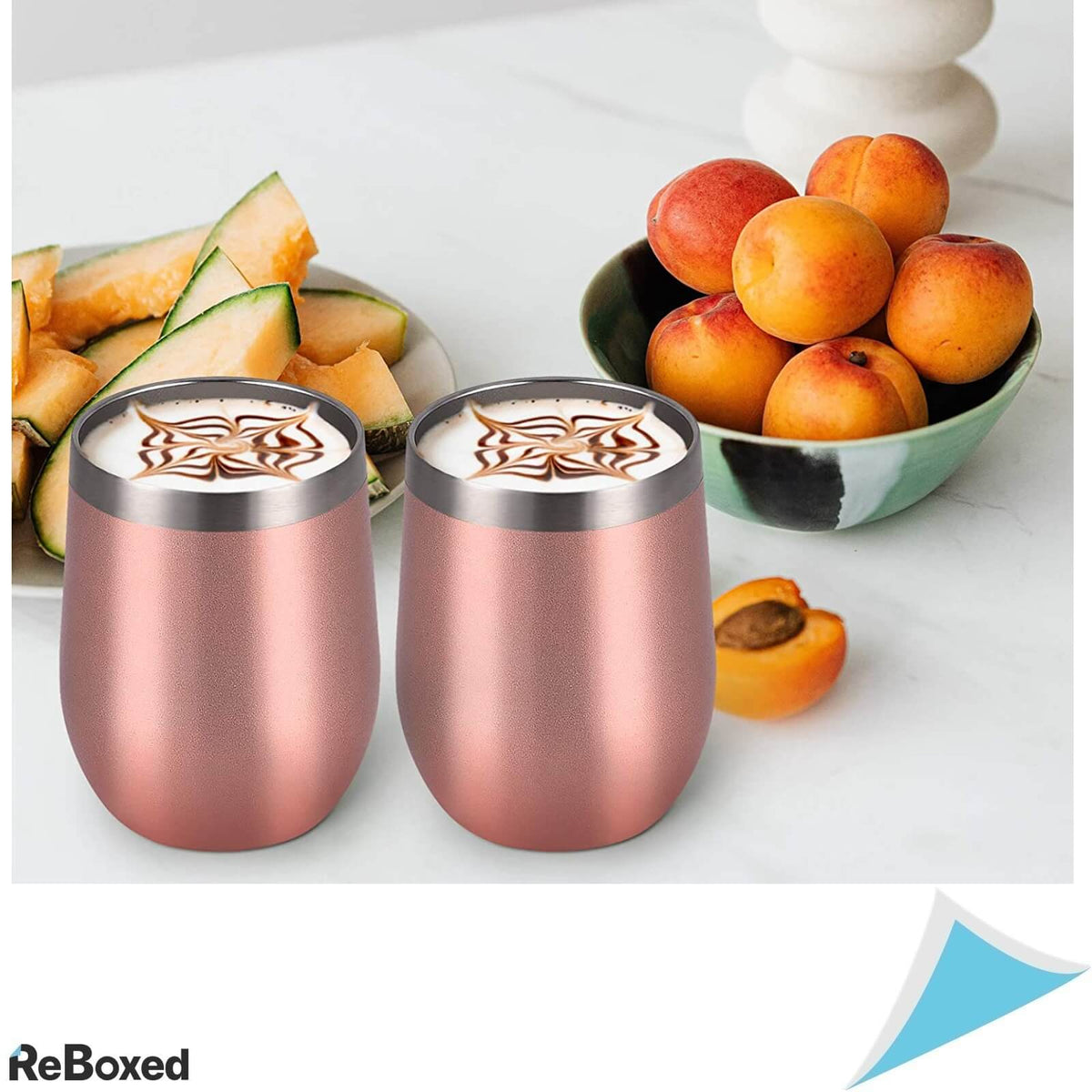 Livole Set 2 Cani 120ml Termoizolante Perete Otel Dublu Vacuum