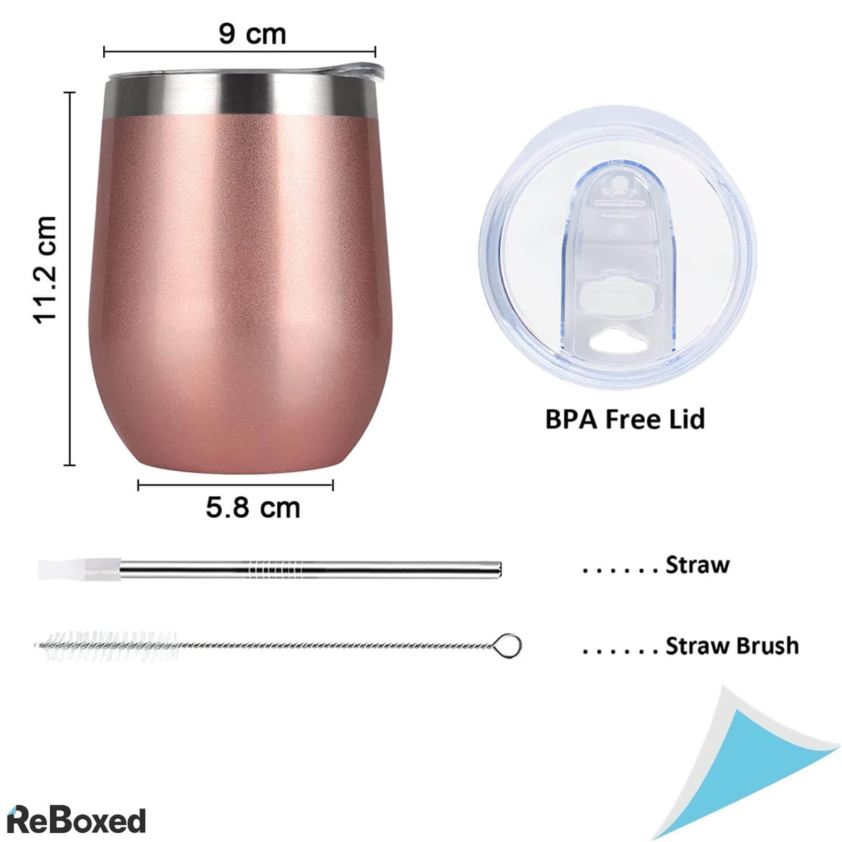 Livole Set 2 Cani 120ml Termoizolante Perete Otel Dublu Vacuum