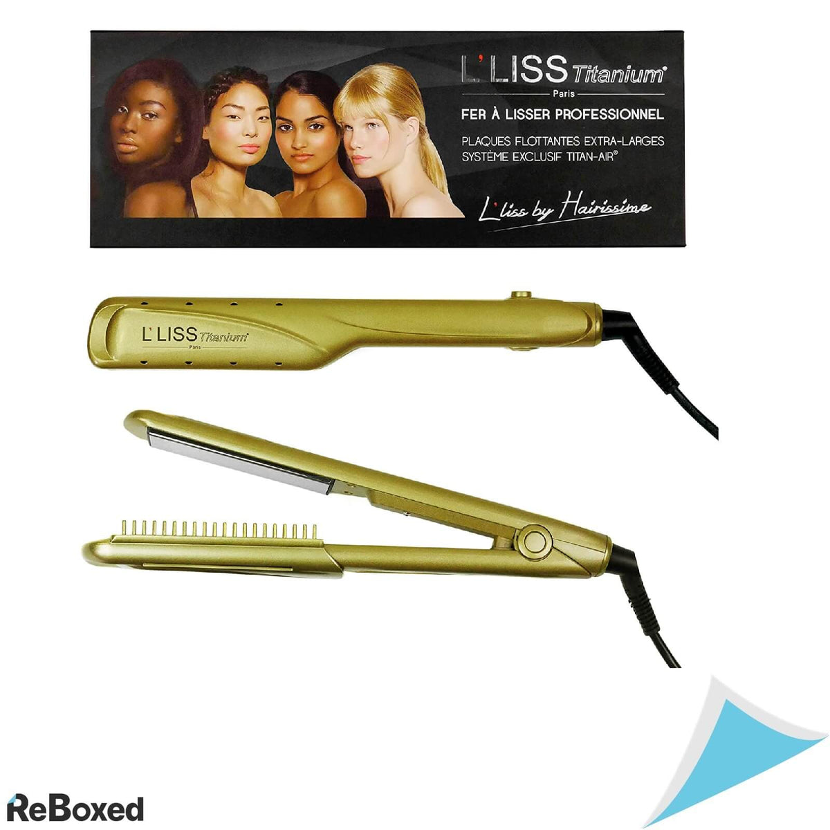 L&#39;Liss Titanium Paris Placa Gold de Indreptat Parul