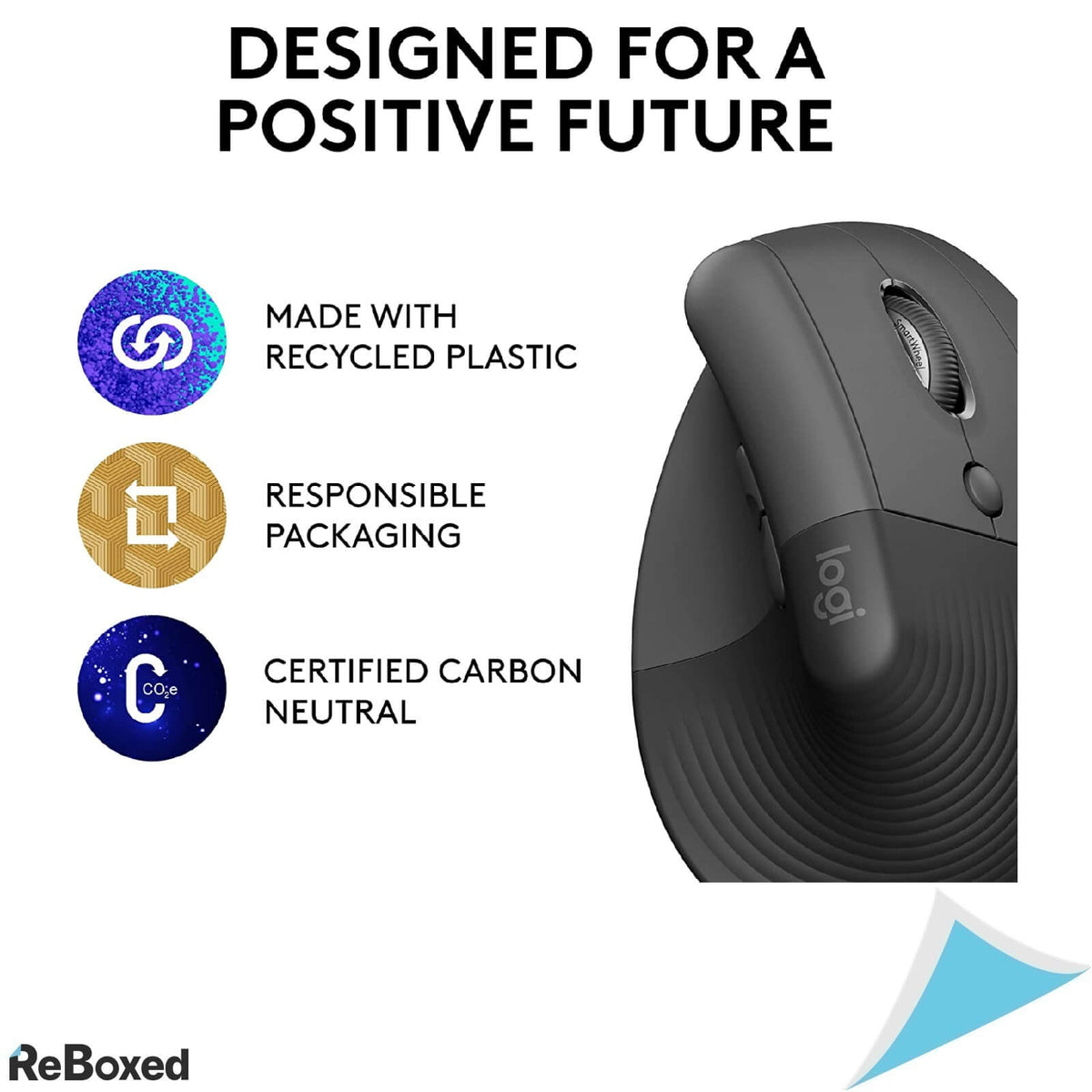 Logitech Lift Mouse Ergonomic Vertical Wireless Bluetooth