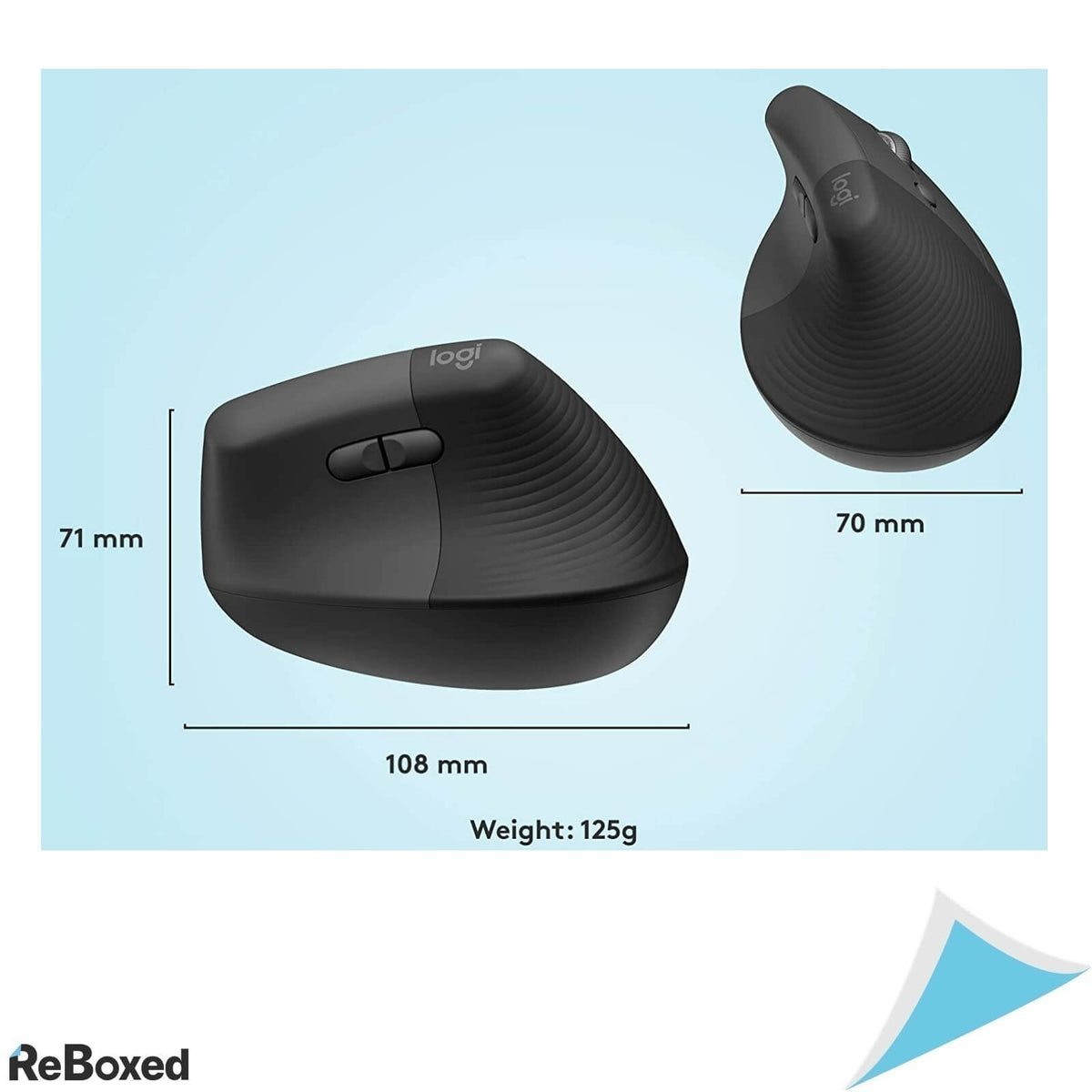 Logitech Lift Mouse Ergonomic Vertical Wireless Bluetooth