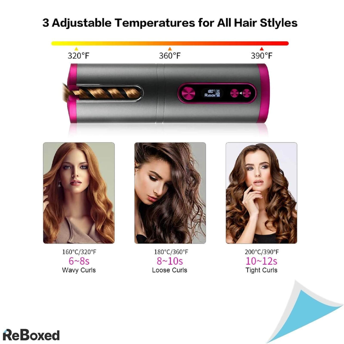 Ondulator Automat Portabil Wireless cu Incarcare USB