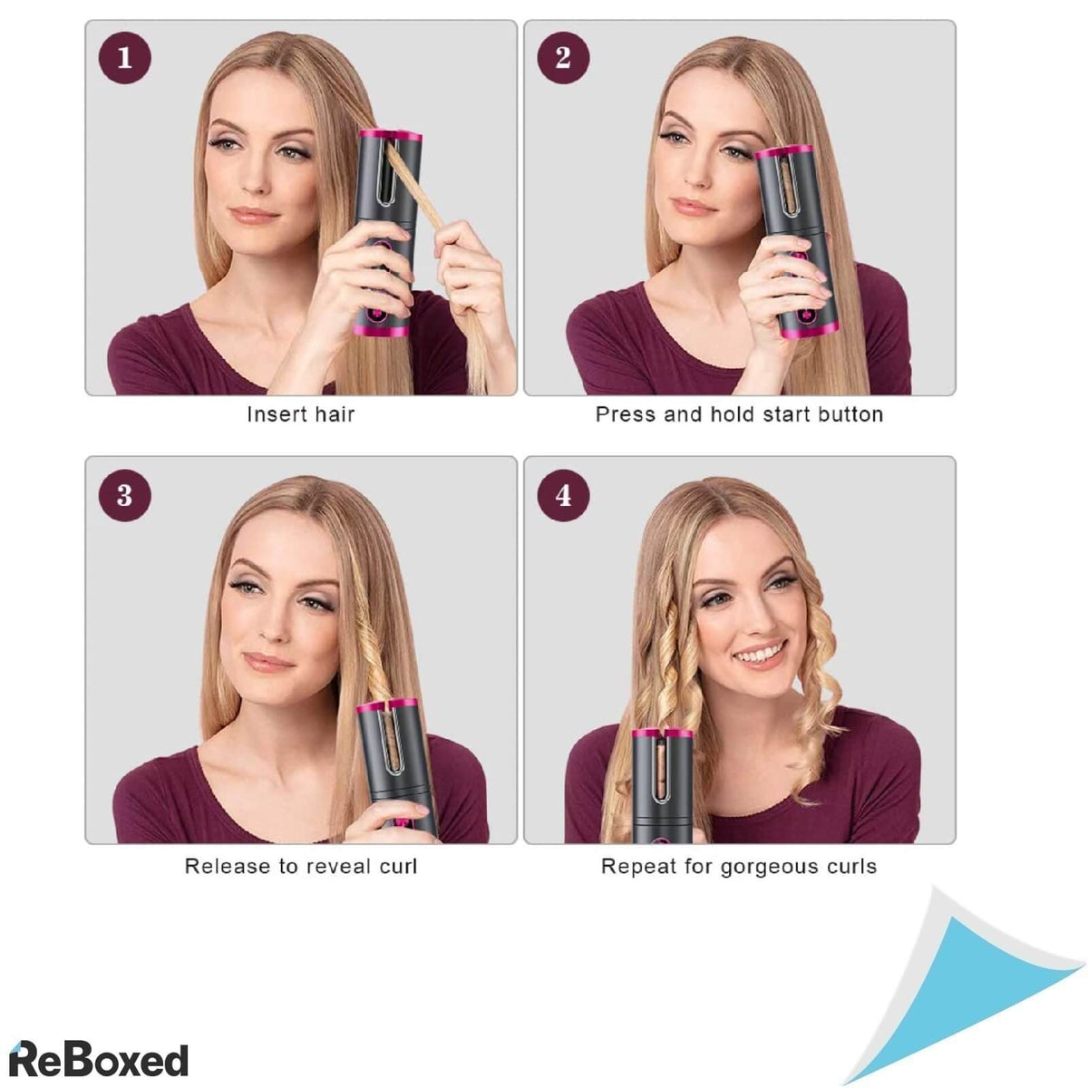 Ondulator Automat Portabil Wireless cu Incarcare USB