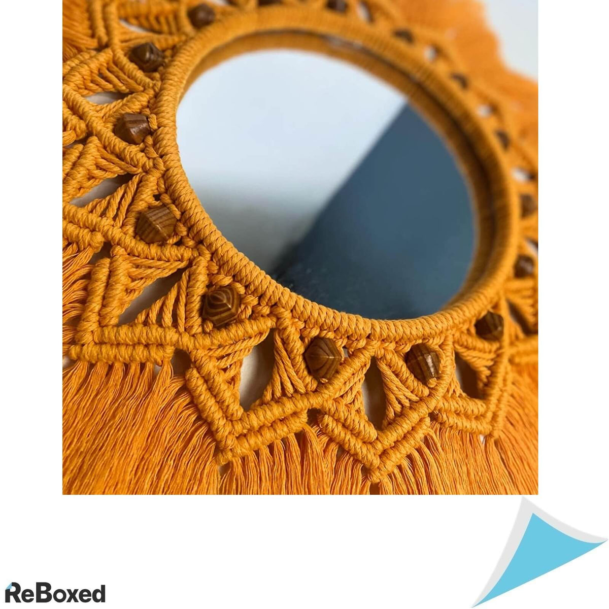 Snur Macrame 3mm x 200m Poliester Colorat Alb Beige