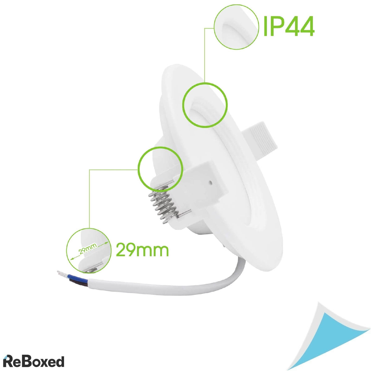 Lumare Set 6 Corpuri Led Slim pentru Tavan 200lm 4W 230V Alb