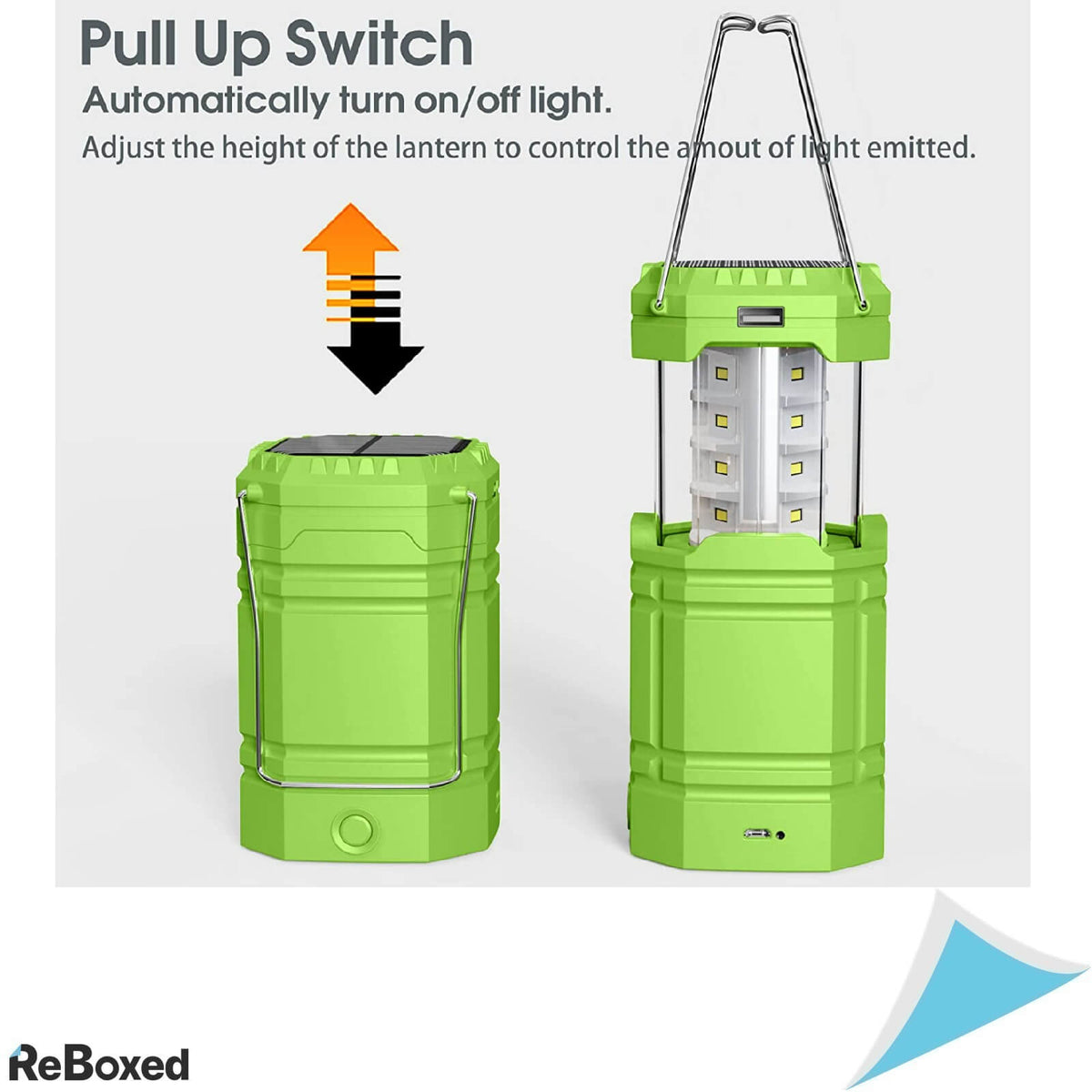 Lanterna Outdoor Solara Dinam USB Power Bank 3000mAh Luminoasa