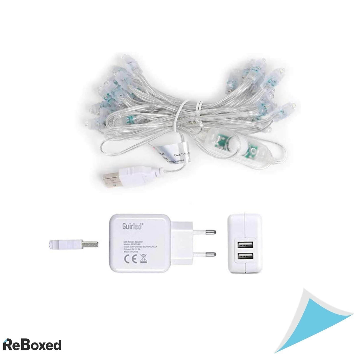 GuirLED Set 24 Bile 6cm Decorative Bumbac Interior 3.2m